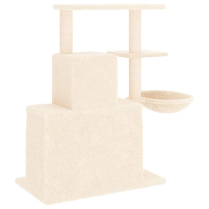 Kattenmeubel Met Sisal Krabpalen 83 Cm Kleurig crème