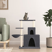 Kattenmeubel 83 cm donkergrijs