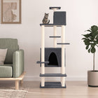 Kattenmeubel 154 cm donkergrijs sisal
