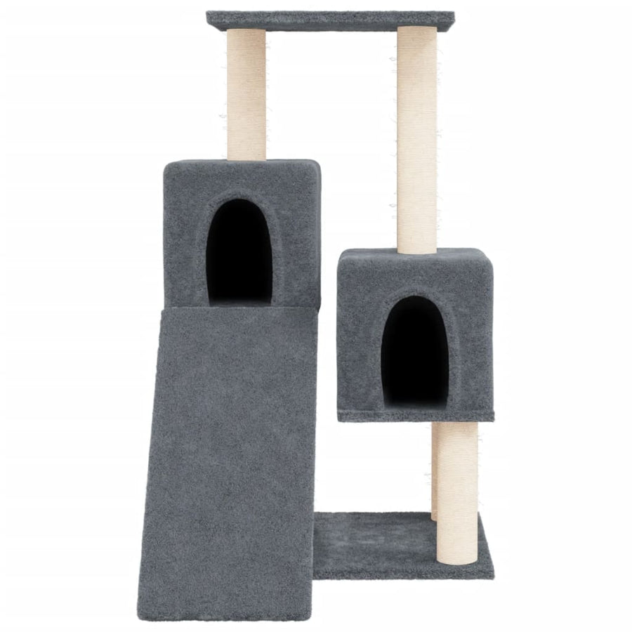 Kattenmeubel Met Sisal Krabpalen 82 Cm Donkergrijs