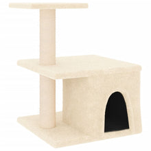 Kattenmeubel Met Sisal Krabpalen 48 Cm Kleurig Crème