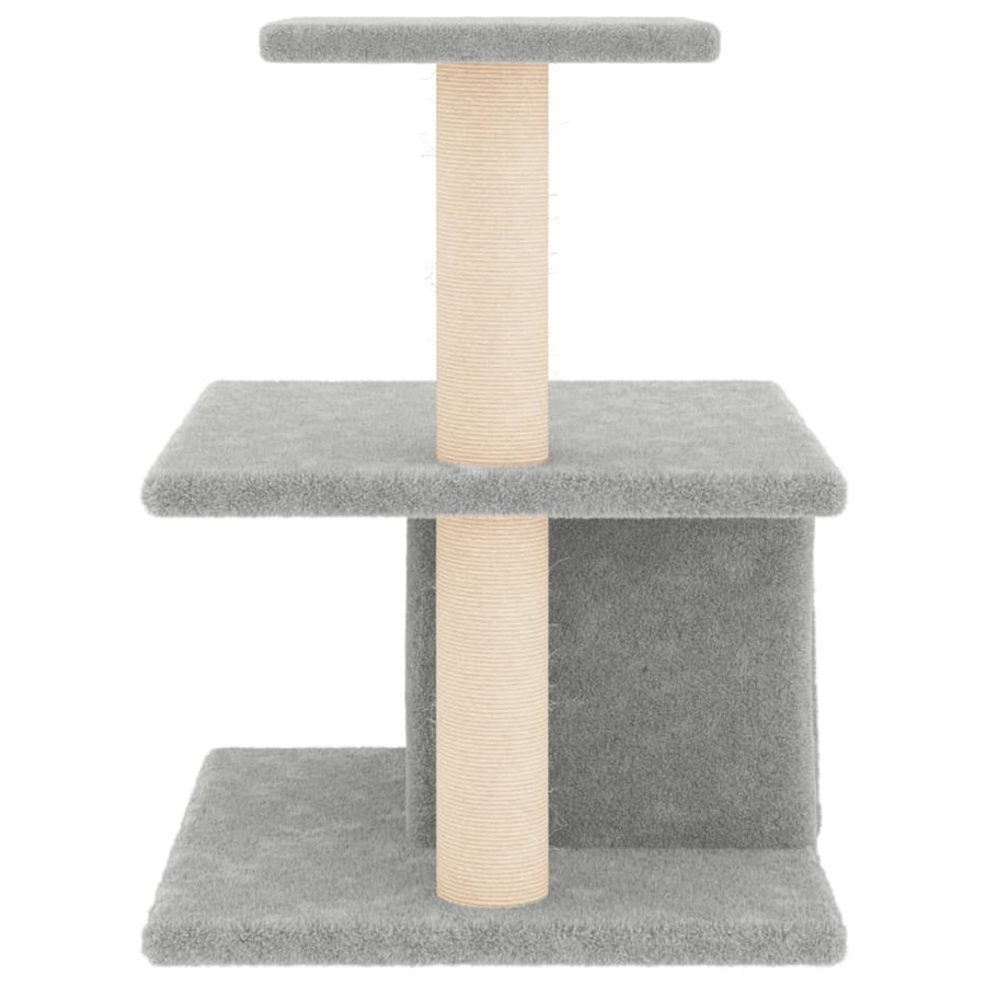 Kattenmeubel Met Sisal Krabpalen 48 Cm Lichtgrijs