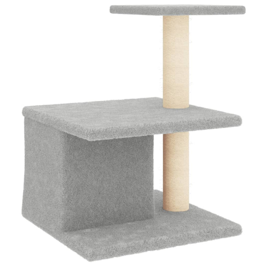 Kattenmeubel Met Sisal Krabpalen 48 Cm Lichtgrijs