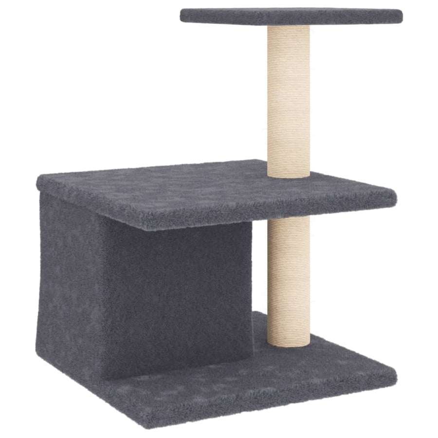 Kattenmeubel Met Sisal Krabpalen 48 Cm Donkergrijs