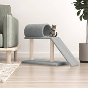 Kattenmeubel 81x35x55,5 cm lichtgrijs