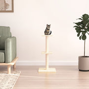 Kattenmeubel 73 cm crèmekleurig sisal