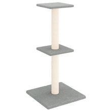 Kattenmeubel Met Sisal Krabpalen 73 Cm Lichtgrijs