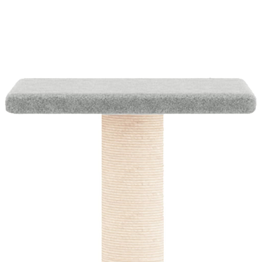 Kattenmeubel Met Sisal Krabpalen 73 Cm Lichtgrijs
