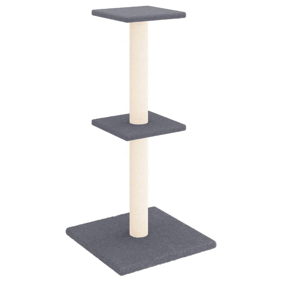 Kattenmeubel Met Sisal Krabpalen 73 Cm Donkergrijs