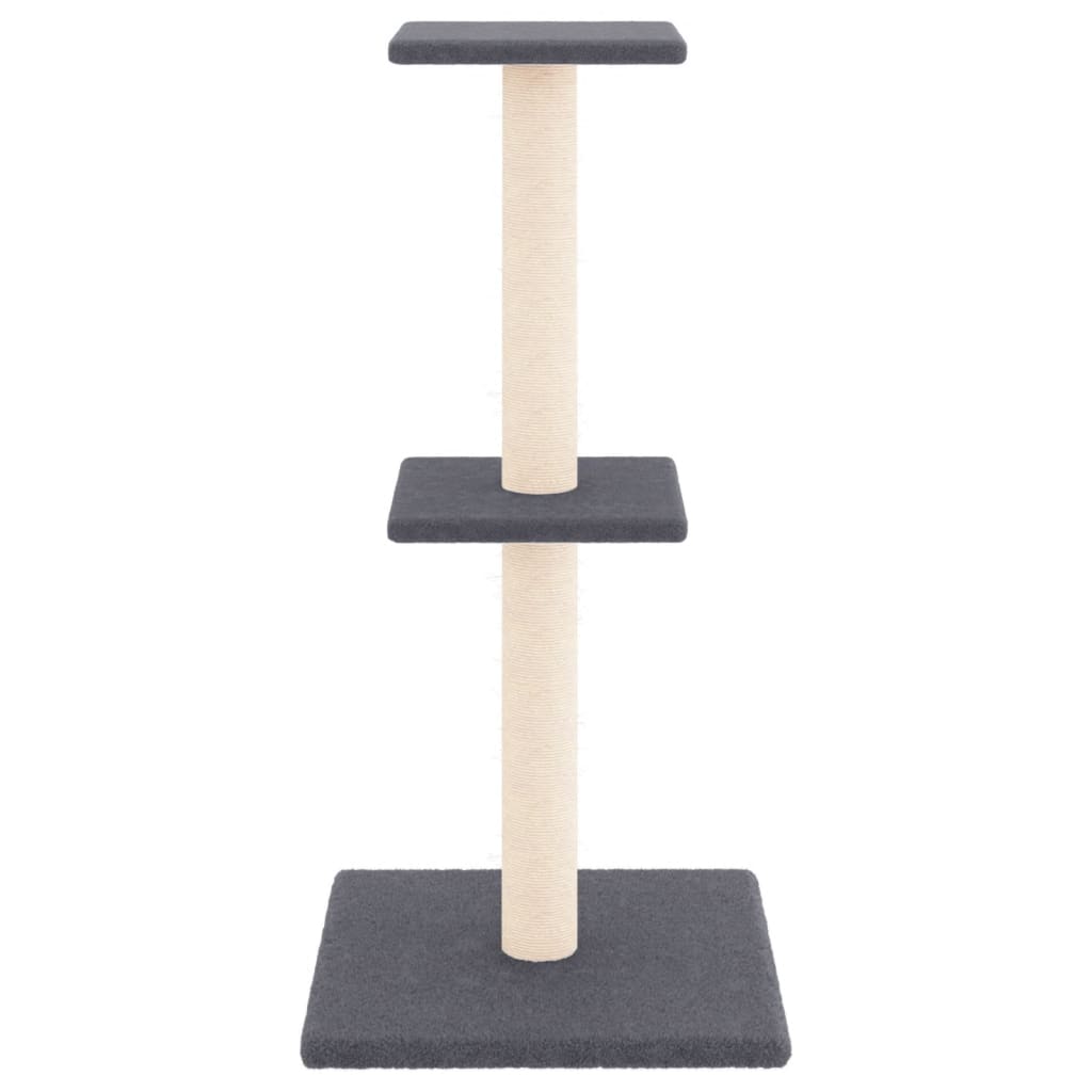 Kattenmeubel Met Sisal Krabpalen 73 Cm Donkergrijs