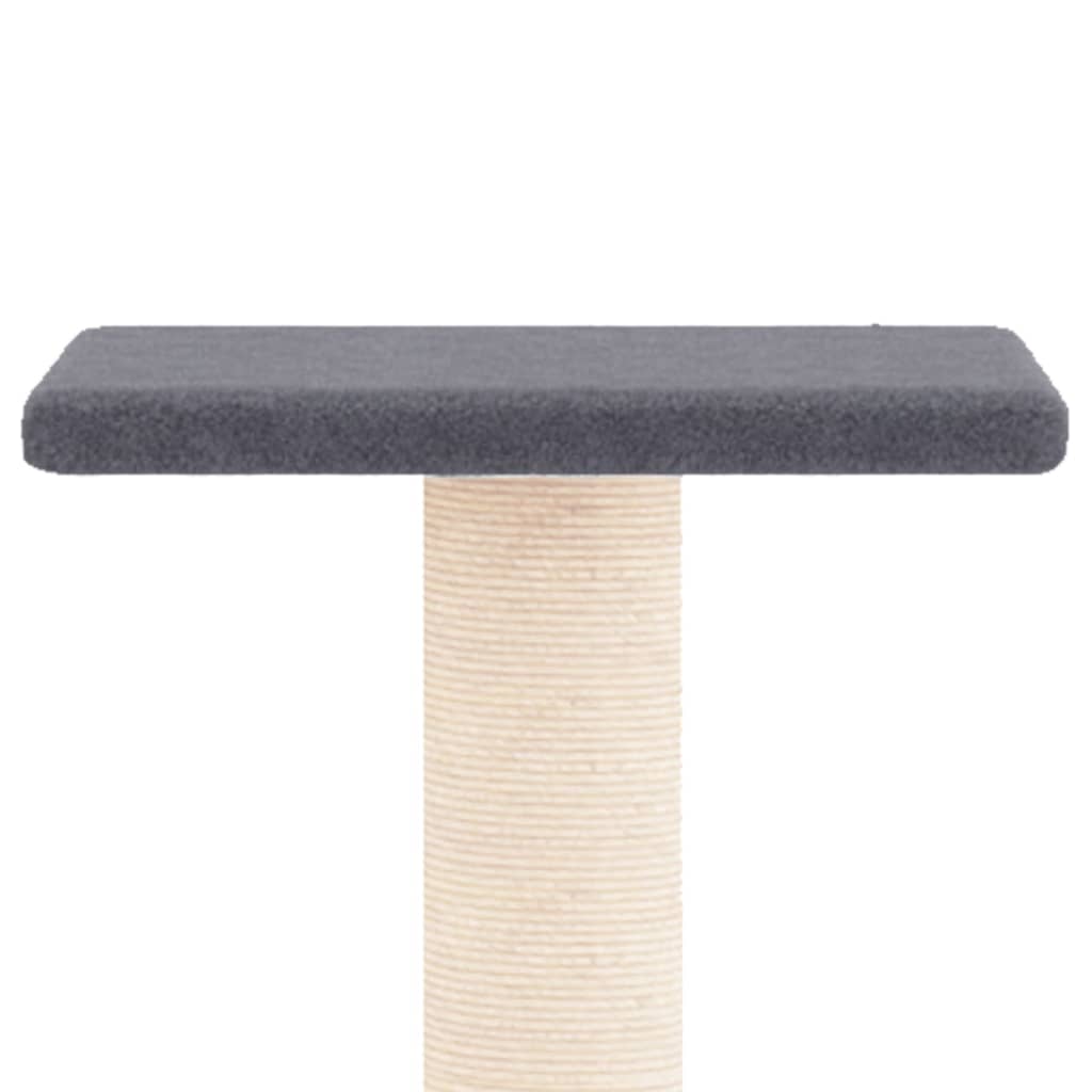 Kattenmeubel Met Sisal Krabpalen 73 Cm Donkergrijs
