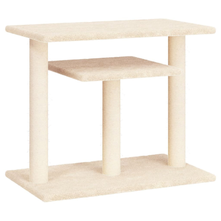 Krabpaal Met Platforms 62,5 Cm Kleurig Crème