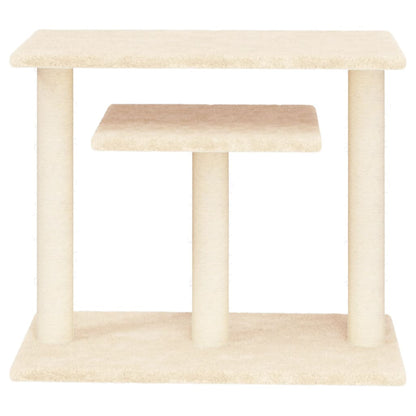 Krabpaal Met Platforms 62,5 Cm Kleurig Crème