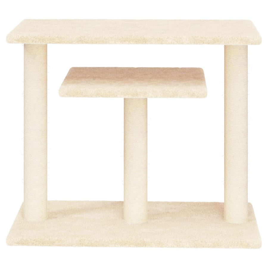 Krabpaal Met Platforms 62,5 Cm Kleurig Crème