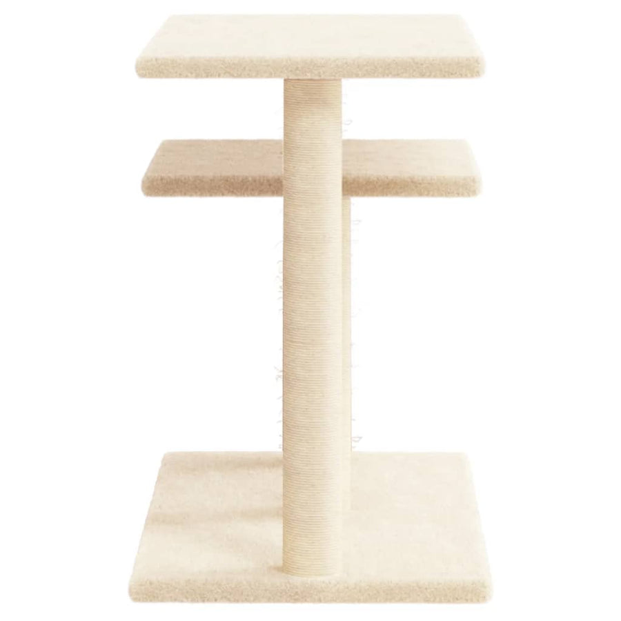 Krabpaal Met Platforms 62,5 Cm Kleurig Crème