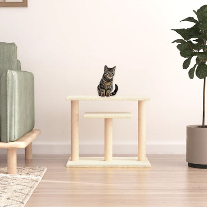 Krabpaal Met Platforms 62,5 Cm Kleurig Crème
