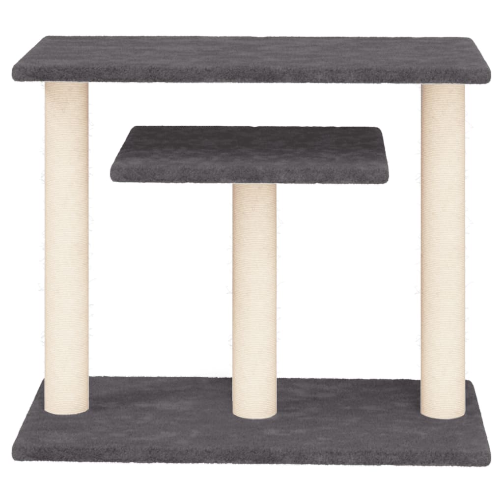 Krabpaal Met Platforms 62,5 Cm Donkergrijs