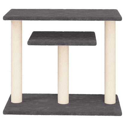 Krabpaal Met Platforms 62,5 Cm Donkergrijs