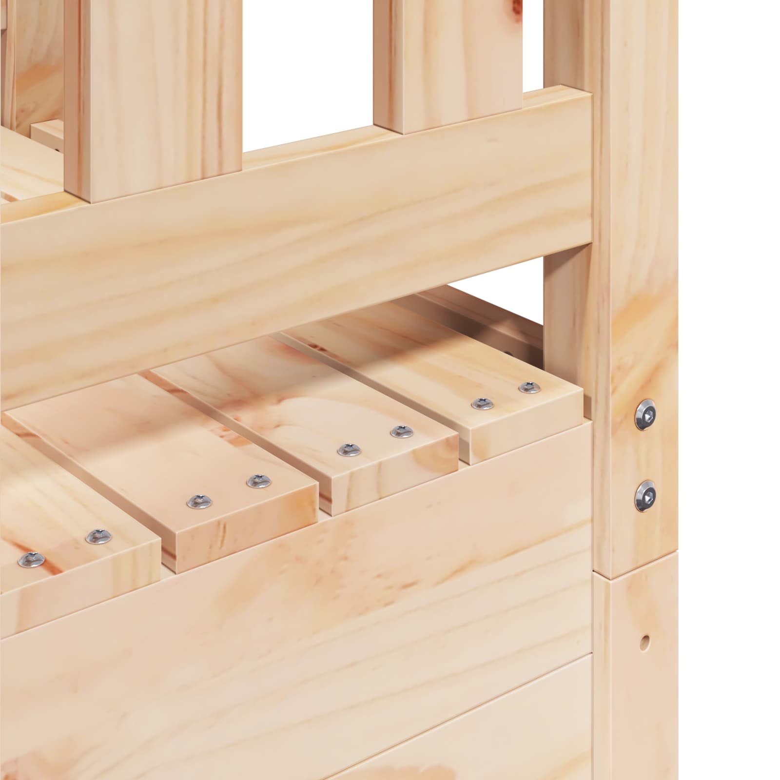 Buiten Speeltoren Naturel 53 x 85 x 264 cm Massief grenenhout