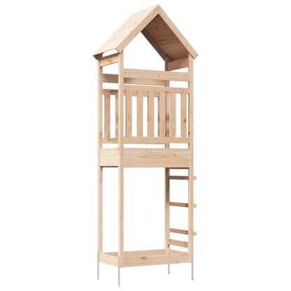 Buiten Speeltoren Naturel 53 x 85 x 264 cm Massief grenenhout