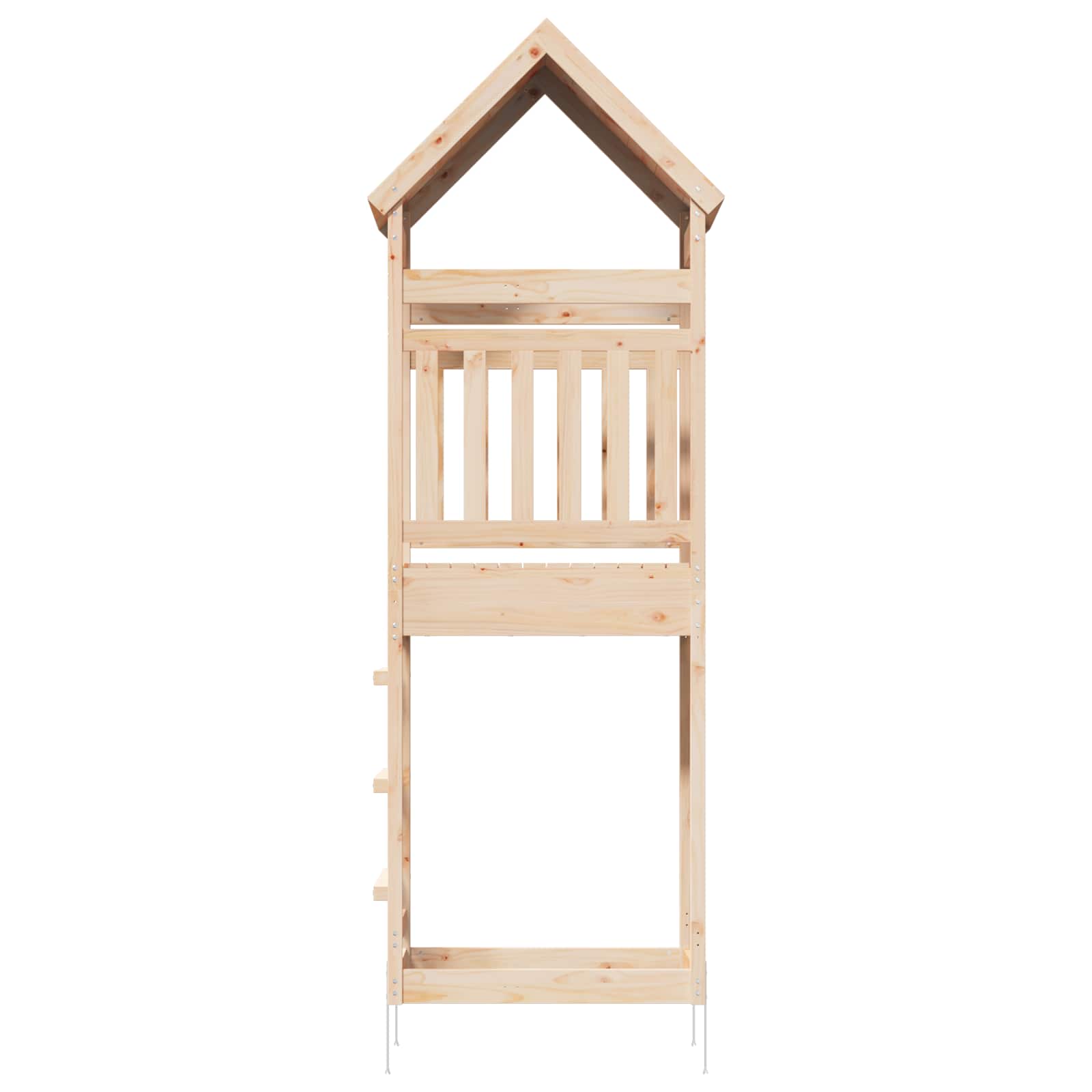 Buiten Speeltoren Naturel 53 x 85 x 264 cm Massief grenenhout