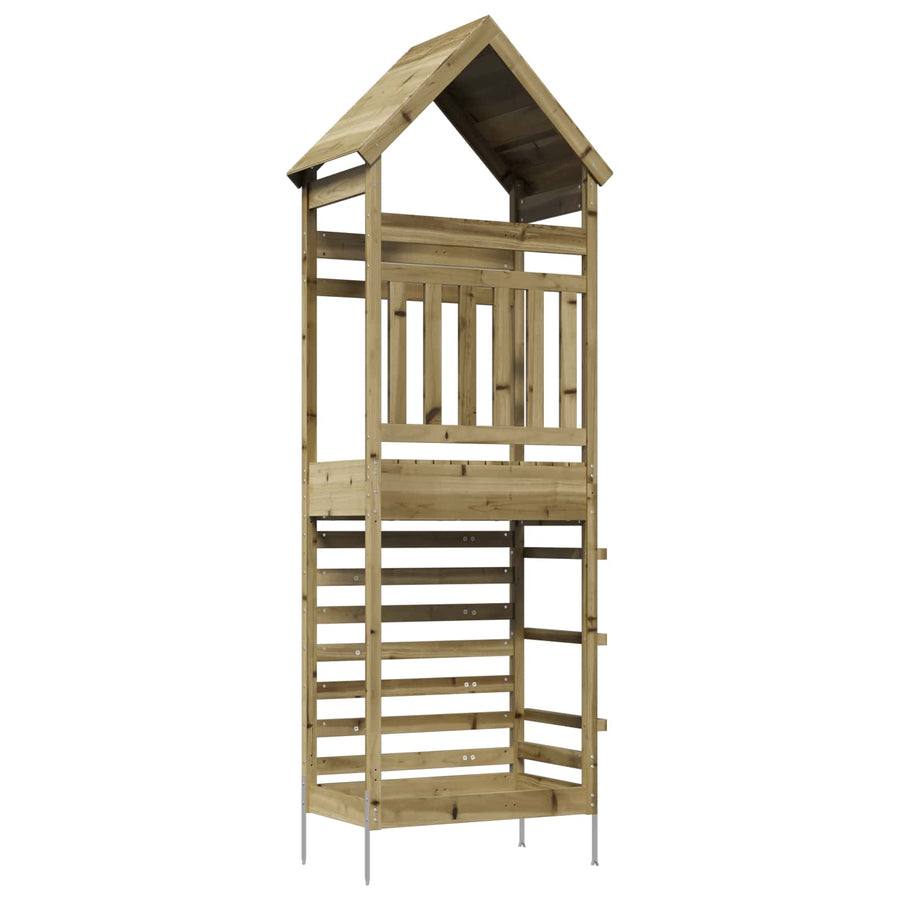 Buiten Speeltoren Naturel Massief Impregneerd Vurenhout