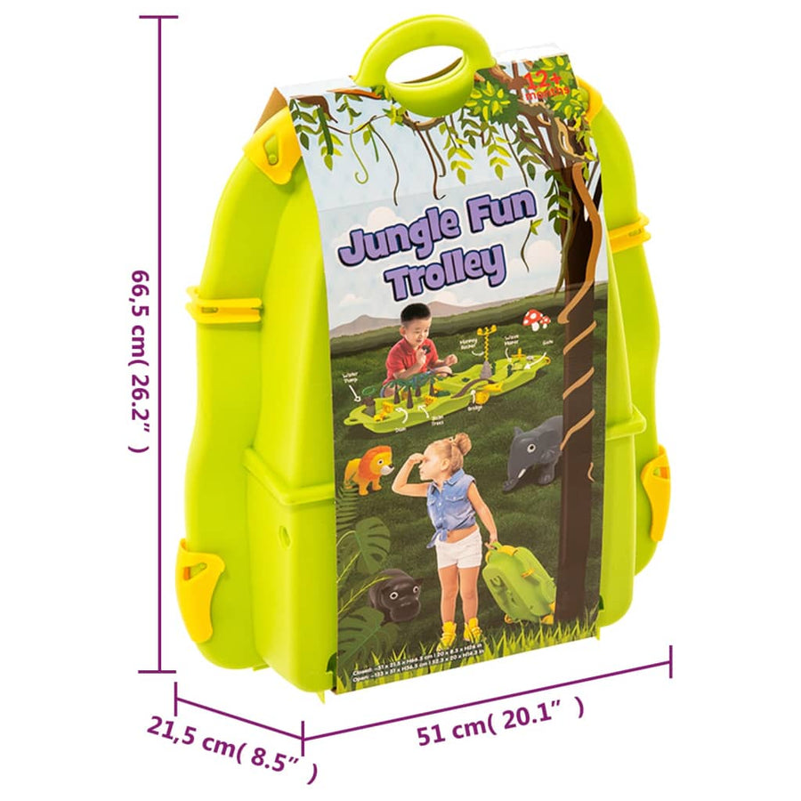 Waterspeelgoed Jungle 5X2,5X66,5 Cm Polypropeen Groen