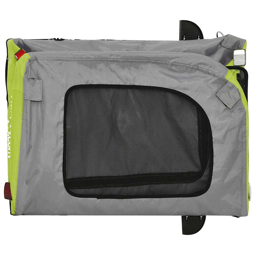 Fietskar Voor Huisdieren En Rood 124,5 X 63,5 X 53 Cm Groen