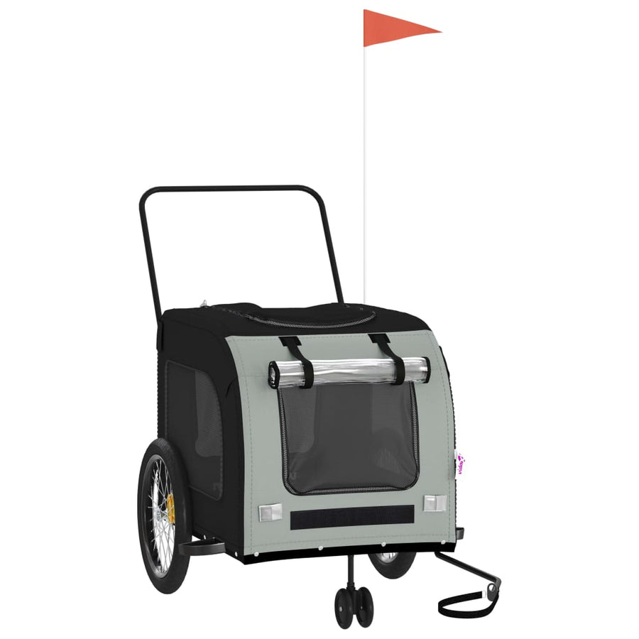 Hondenfietstrailer Oxford Stof En Ijzer 68 x 134 x 73 cm