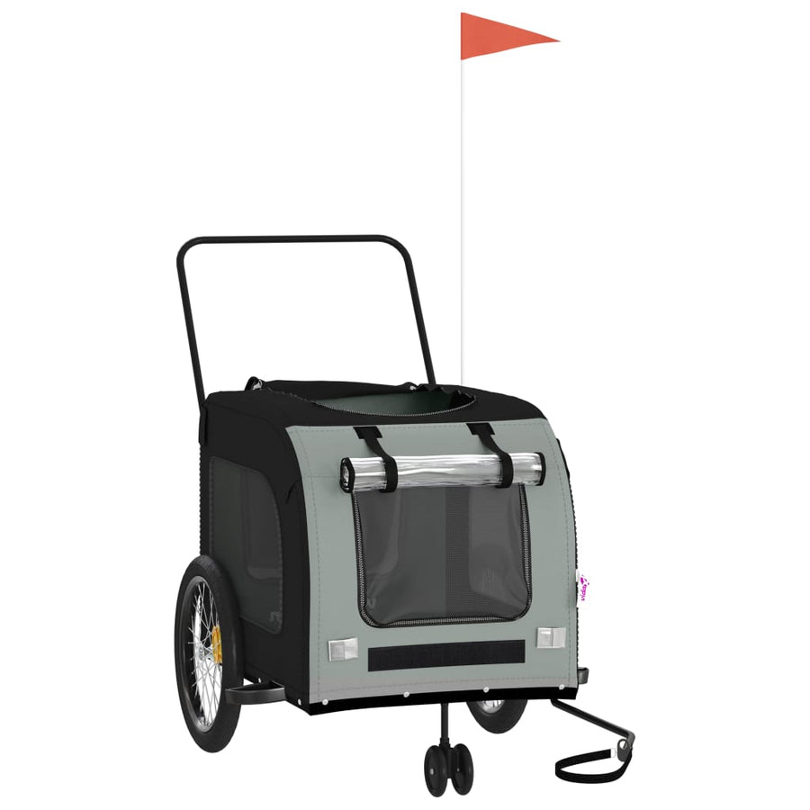 Hondenfietstrailer Oxford Stof En Ijzer 68 x 134 x 73 cm