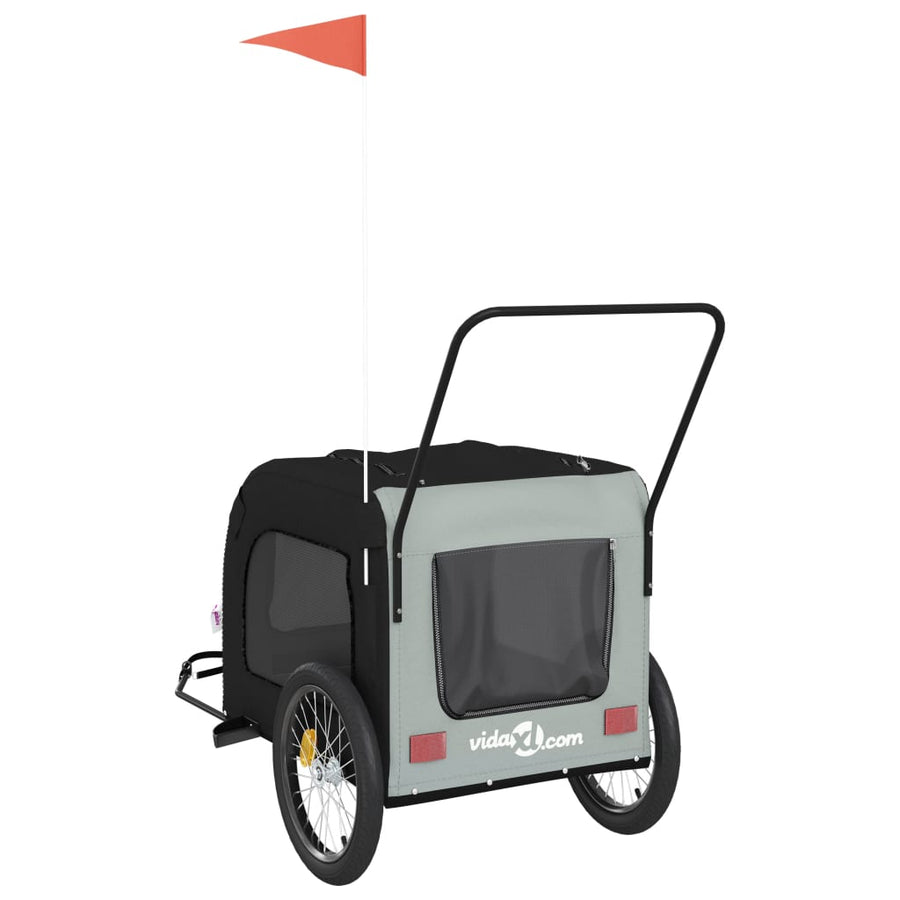 Hondenfietstrailer Oxford Stof En Ijzer 68 x 134 x 73 cm