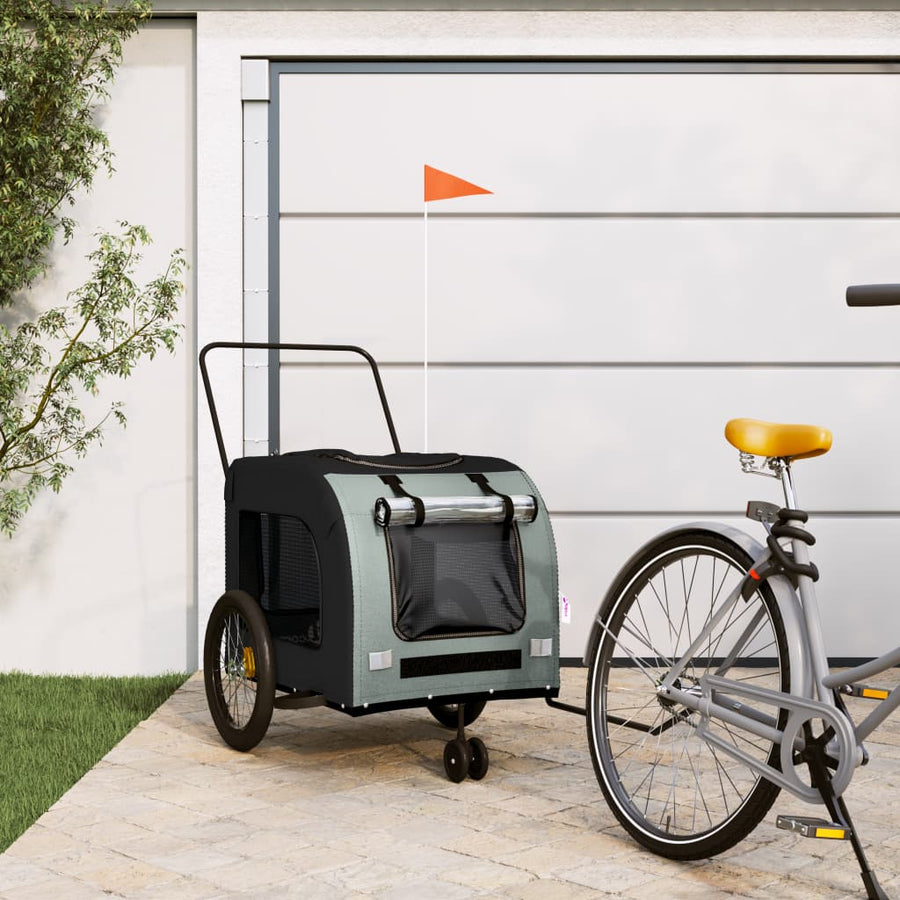 Hondenfietstrailer Oxford Stof En Ijzer 68 x 134 x 73 cm