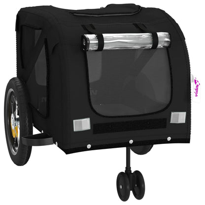 Hondenfietstrailer Oxford Stof En Ijzer 122 x 52 x 53 cm Zwart