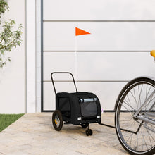 Hondenfietstrailer Oxford Stof En Ijzer 122 x 52 x 53 cm Zwart