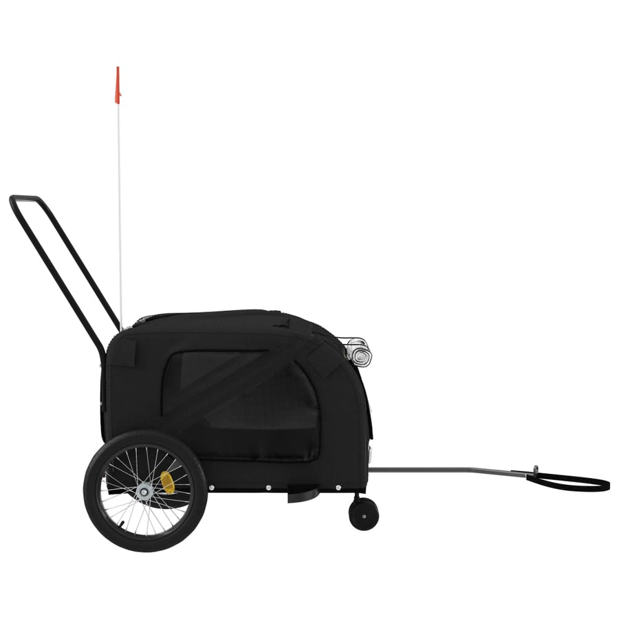 Hondenfietstrailer Oxford Stof En Ijzer 134 x 68 x 72 cm Zwart