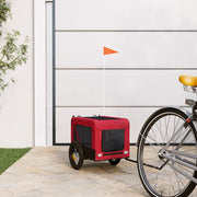 Hondenfietskar 54.5x120x53 cm rood zwart