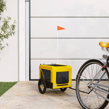 Hondenfietskar Oxford Stof Ijzer Geel En Zwart 54.5 x 120 x 53 cm
