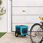 Hondenfietskar 54.5x120x53 cm blauw zwart