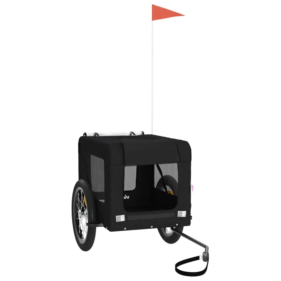 Hondenfietskar Oxford Stof En Ijzer Zwart 63 x 123 x 66 cm