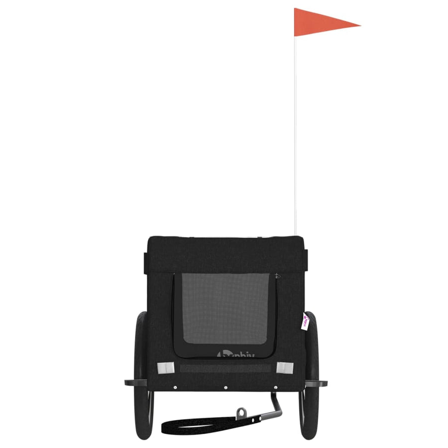 Hondenfietskar Oxford Stof En Ijzer Zwart 63 x 123 x 66 cm