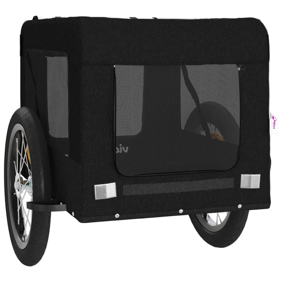Hondenfietskar Oxford Stof En Ijzer Zwart 63 x 123 x 66 cm