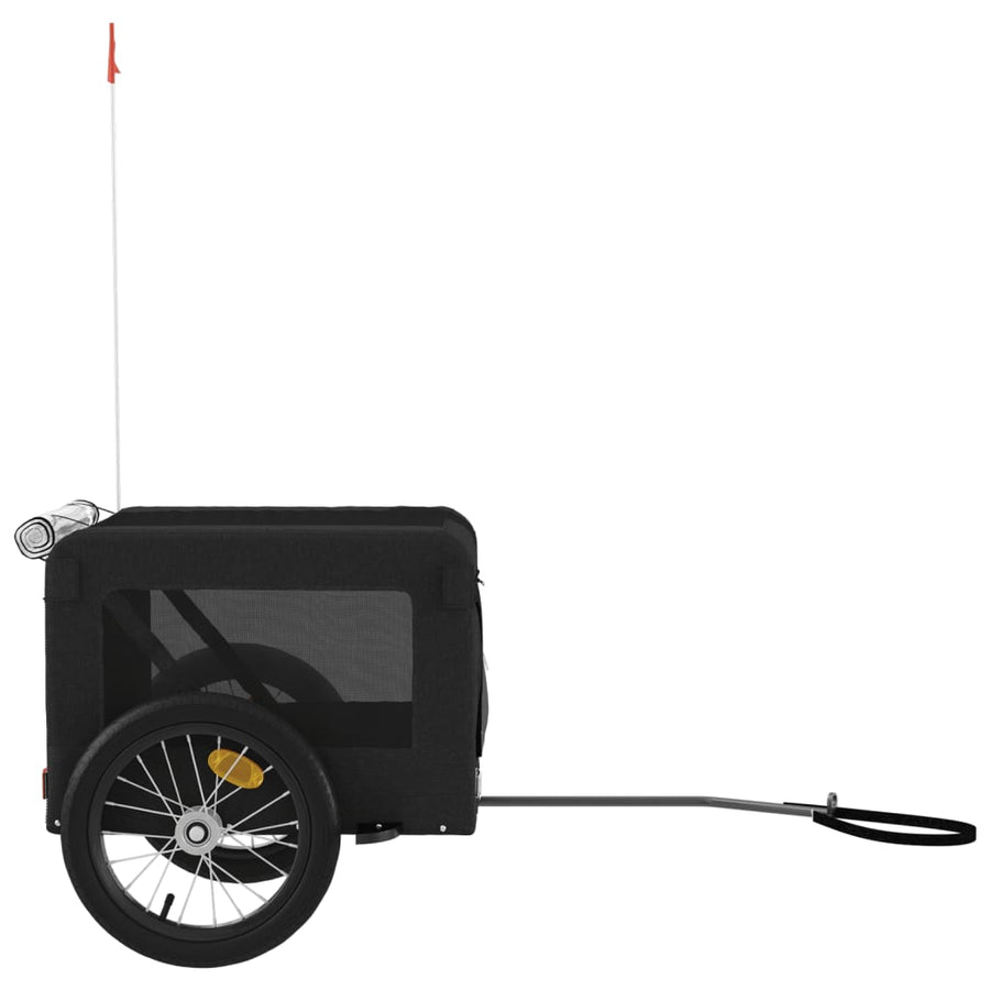 Hondenfietskar Oxford Stof En Ijzer Zwart 63 x 123 x 66 cm