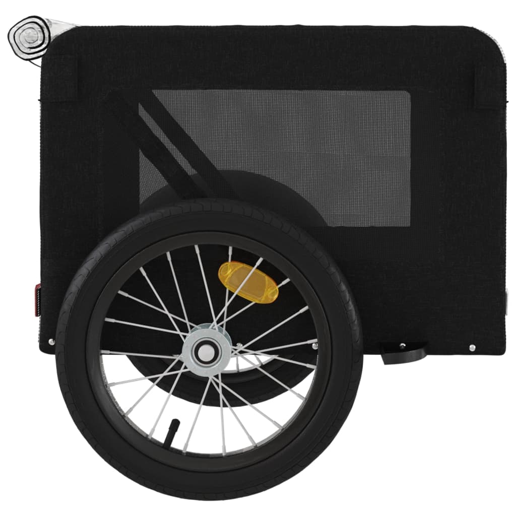 Hondenfietskar Oxford Stof En Ijzer Zwart 63 x 123 x 66 cm