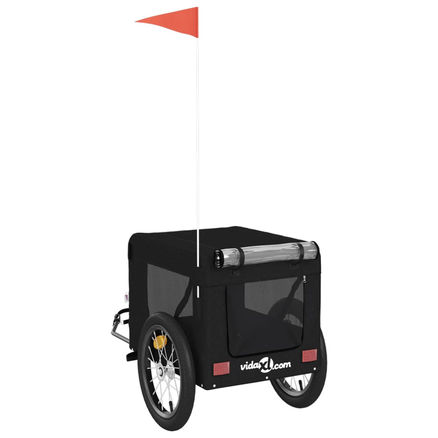 Hondenfietskar Oxford Stof En Ijzer Zwart 63 x 123 x 66 cm