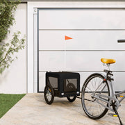 Hondenfietskar 63x123x66 cm zwart oxfordstof