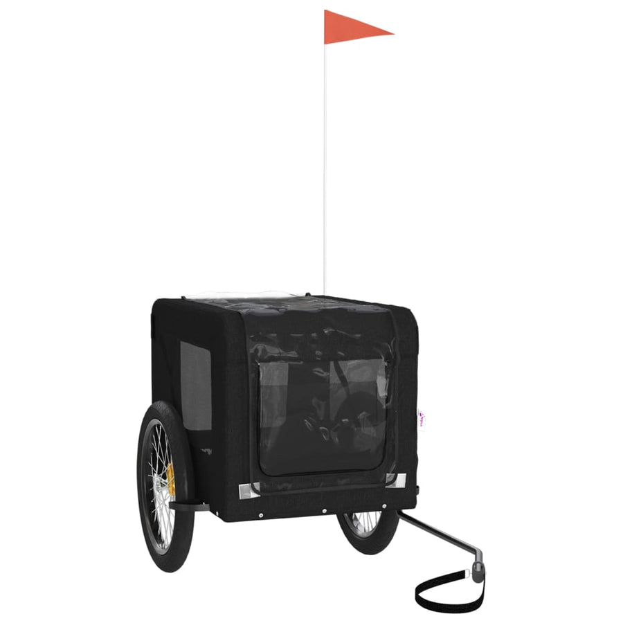 Hondenfietskar Oxford Stof En Ijzer Zwart 68.5 x 135 x 73.5 cm