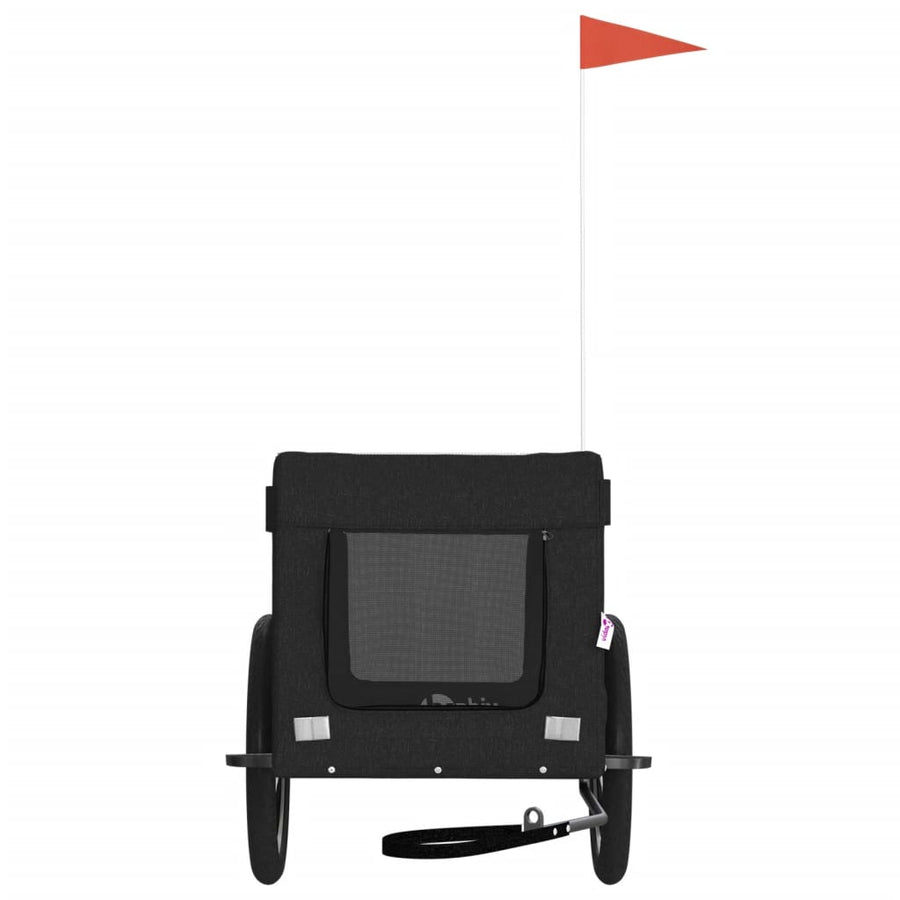 Hondenfietskar Oxford Stof En Ijzer Zwart 68.5 x 135 x 73.5 cm