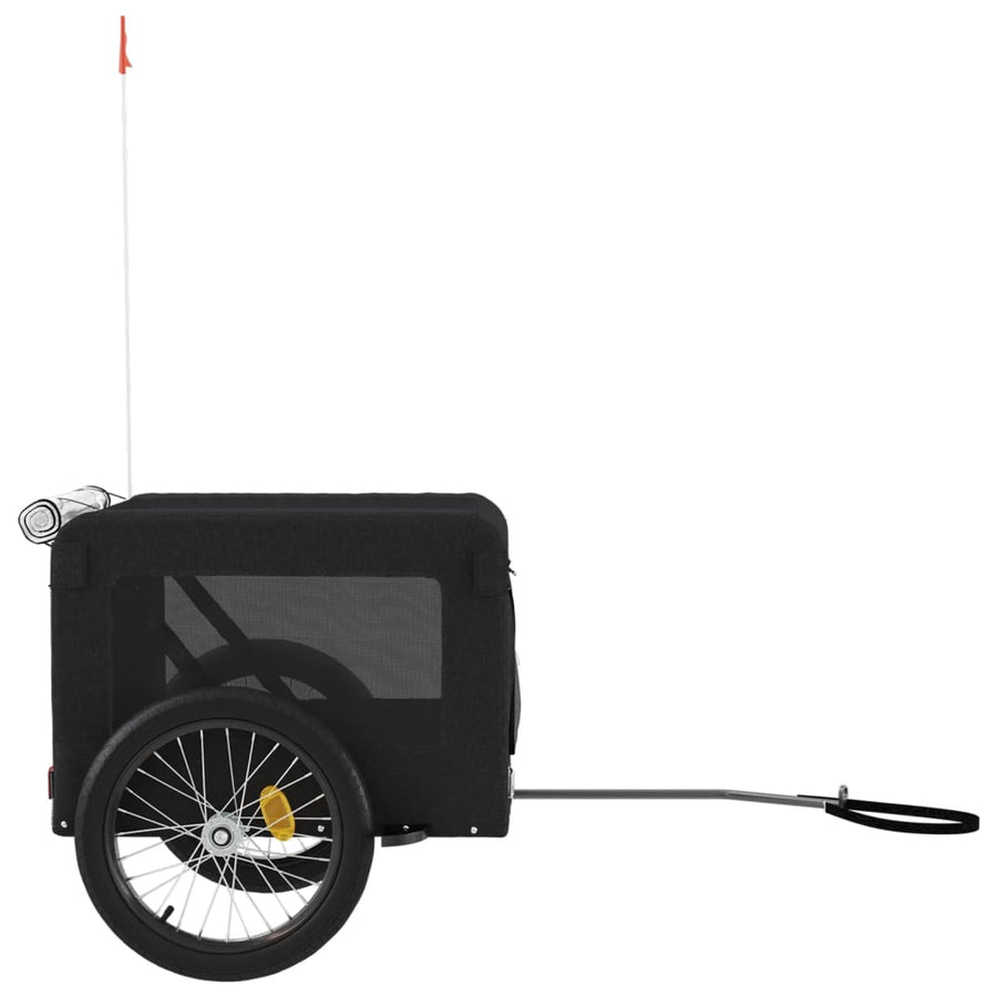 Hondenfietskar Oxford Stof En Ijzer Zwart 68.5 x 135 x 73.5 cm