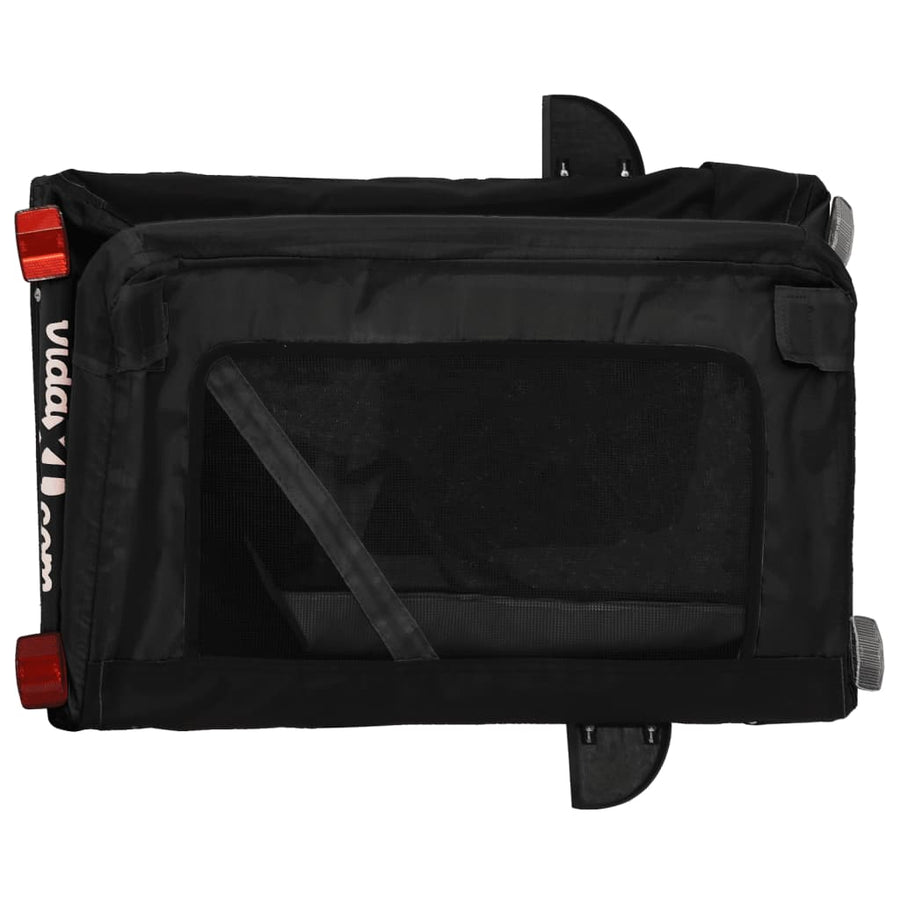 Hondenfietskar Oxford Stof En Ijzer Zwart 68.5 x 135 x 73.5 cm