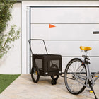 Dog bike trailer Oxford fabric and iron black